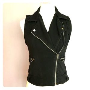 Black Fitted Vest